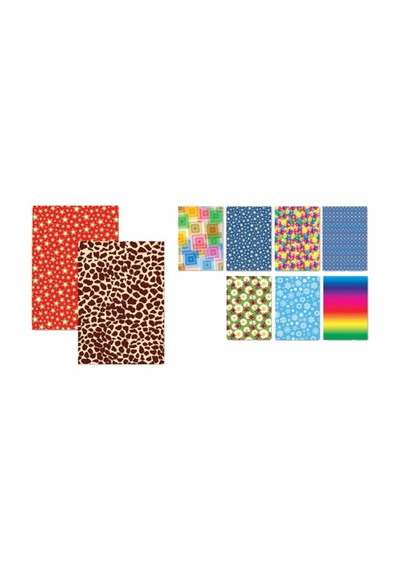 Keskin Color Elişi Kağıdı Desenli 9 Lu A4 80 G Karışık Renk 1800