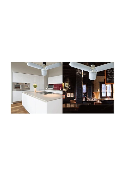 Yeni Nesil Pervane Led Ampul 3 Kol Katlanır 40W Led Pervane Ampul