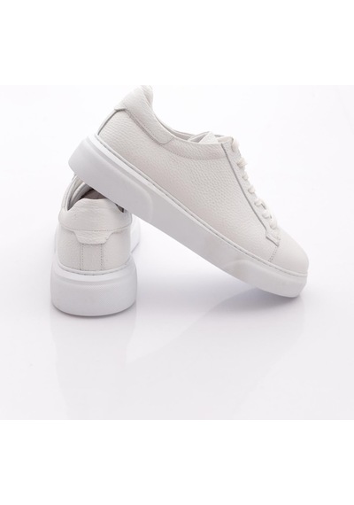 Dgn Leo Erkek Sneakers Ayakkabi Beyaz Floater Beyaz