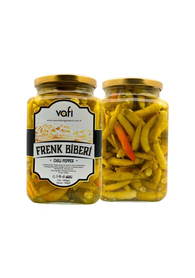Vafi Turşu Serisi Frenk Biberi Turşusu 1000cc-500gr-8490