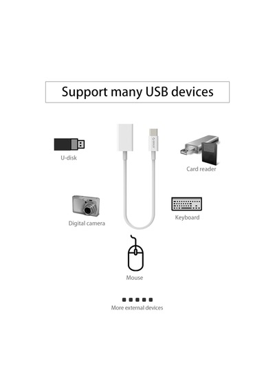 Orıco Ct2-15 Type C Den Otg Data2Ya Usb 2.0 Kablosu