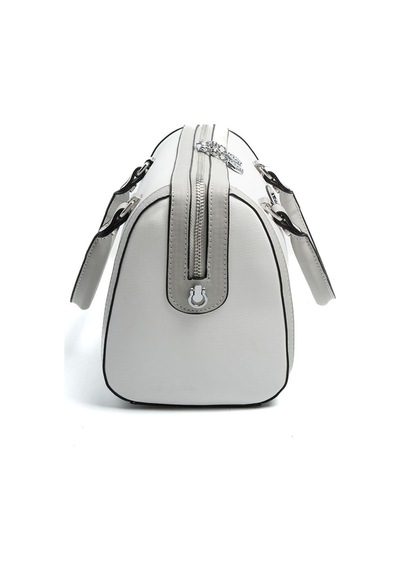 Silver Polo Sp1091 Kadın El Çantası Düz Beyaz-a.gri