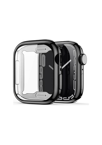 Coofbe Apple Uyumlu Watch 45 MM Full Kaplama Silikon Kılıf, 2-3-4-5-6-7-8 ve SE Kılıf
