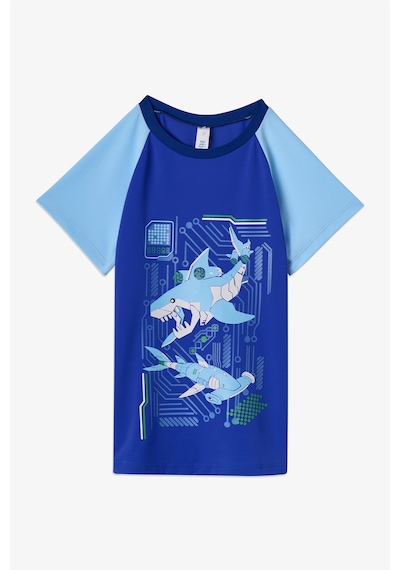 Penti Renkli Erkek Çocuk Digital Shark UV Üst