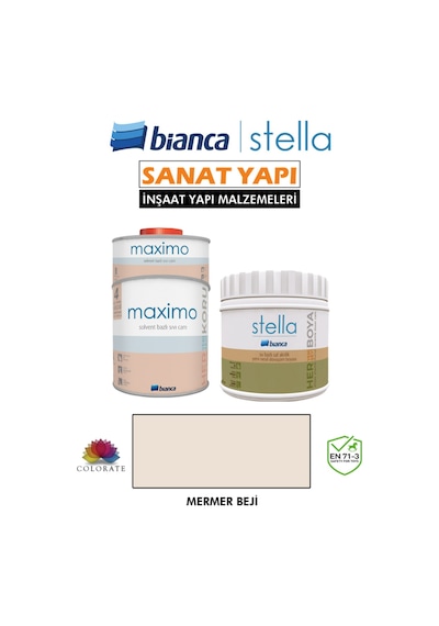 Stella 4-6 M2 Boyama Seti 500ml Boya+ 500ml Maximo Parlak Diğer