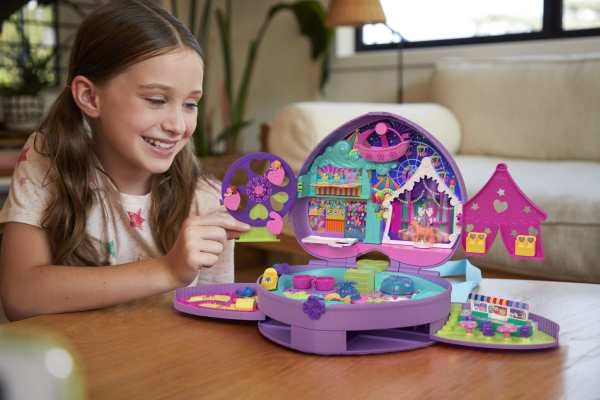 Polly Pocket - Lunapark Sırt Çantası Oyun Seti