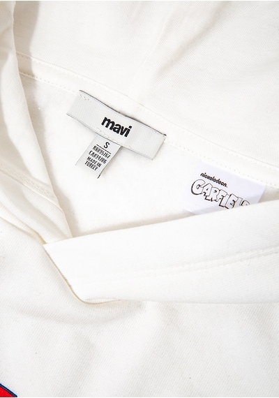 Mavi - Garfield Baskılı Ekru Sweatshirt 1s10530-80194 Ekru