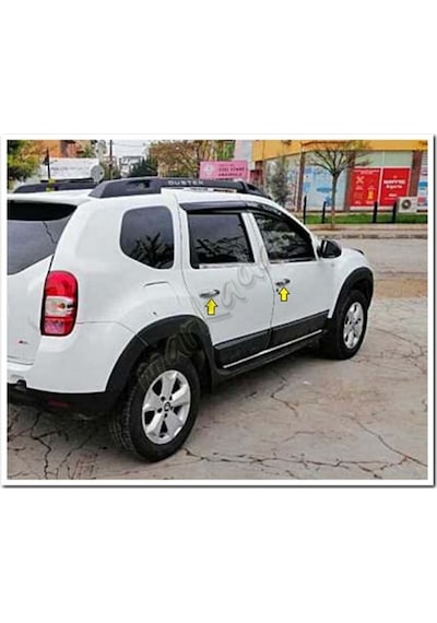 Dacia Duster Krom Kapı Kolu 2010-2017 4 Kapı Paslanmaz Çelik
