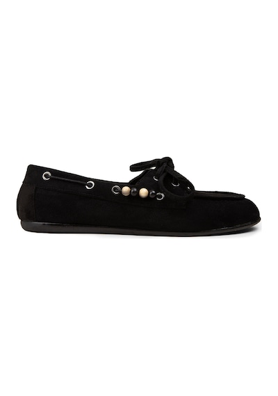 Deery Kadın Siyah Bağcıklı Loafer Ayakkabı - K2903zsyhm01