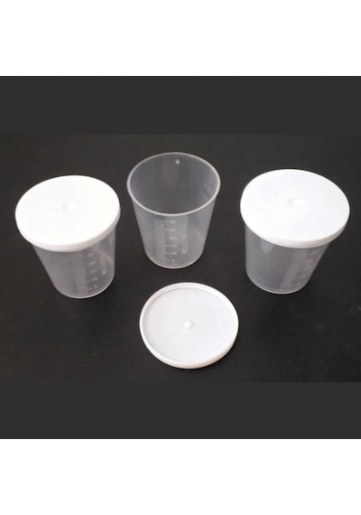 İlaç Kadehi 30 Ml + Kapak - 80 Adet