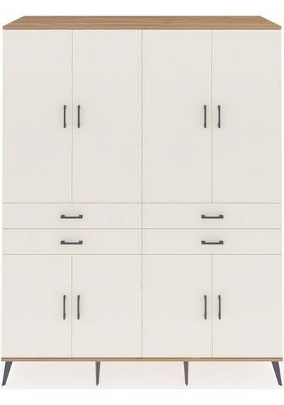 Kronos Gardrop 8 Raflı 4 Çekmeceli 8 Kapaklı 176x59x221 Çam-aytaşı Aytaşı Kronos Gardrop 8 Raflı 4 Çekmeceli 8 Kapaklı 176x59x221 Çam-aytaşı Aytaşı