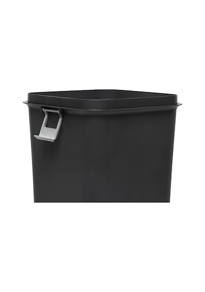 Technow Motek Cob-412b 40 Litre Kilitli Hassas Kapaklı Çöp Kutusu Gri
