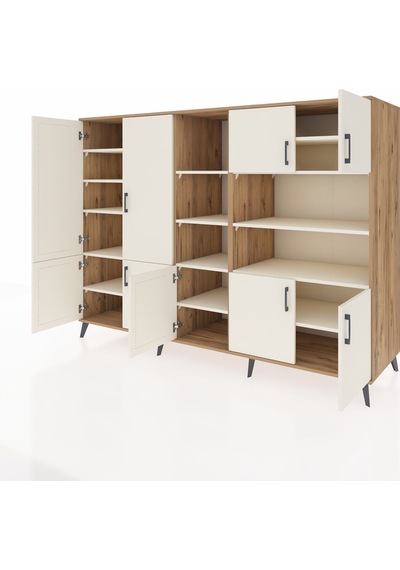 Kronos Dolap 14 Raflı 9 Kapaklı 220x59x163 Çam-aytaşı Çam-aytaşı Kronos Dolap 14 Raflı 9 Kapaklı 220x59x163 Çam-aytaşı Çam-aytaşı