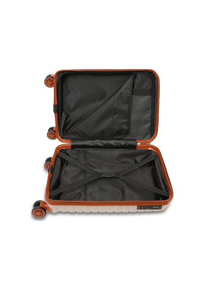 Ground Line Style 3'lü Set Valiz 10663 Kemik-taba
