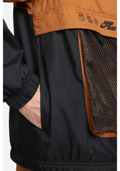 Nike Jordan Jumpman Half Zip Men's Hoodie Erkek Kapüşonlu Yarım Fermuarlı Sweatshirt Kahverengi Kahverengi Nike Jordan Jumpman Half Zip Men's Hoodie Erkek Kapüşonlu Yarım Fermuarlı Sweatshirt Kahverengi Kahverengi