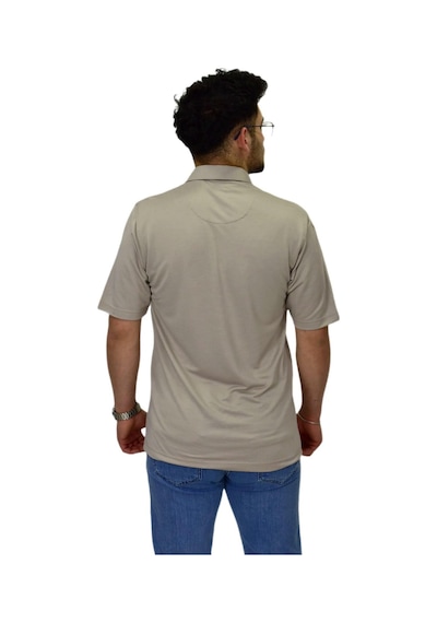 Raymons Erkek Büyük Beden Gömlek Yaka Tişört T6065 Bgl-st04540 Bej