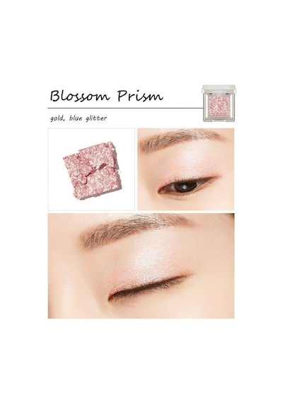 Topaklanmayan, El Yapımı Glitter Far Modern Shadow Glitter Prism No.7 Blossom Prism 0