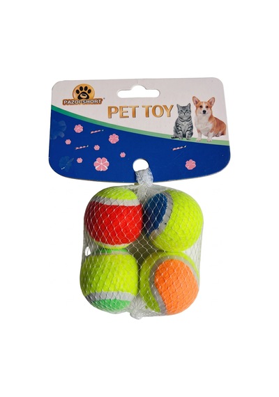 Bezos Kedi Ve Köpek 4 Lü Orta Boy Tenis Topu Nxrlvng