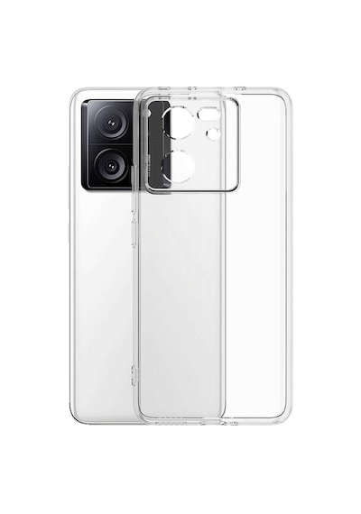 Kilifone - Mi 13t Pro Uyumlu - Kılıf Şeffaf Soft Slim Fitt Süper Silikon Kapak - Şeffaf