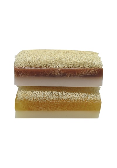 Herbal Naturel Kabak Lifli Keçi Sütlü Kahve Sabunu + Limon Sabunu