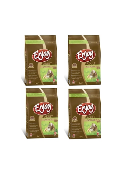 Enjoy Tavuk Etli Yetişkin Kedi Maması 4 x 1 KG