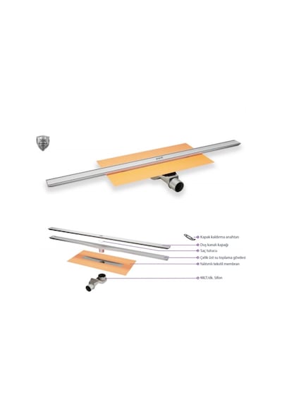 Hüppe Virtuoso Duş Kanalı 60 Mat