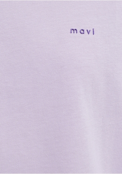 Mavi - Mavi Logo Baskılı Mor Tişört 1613984-70512