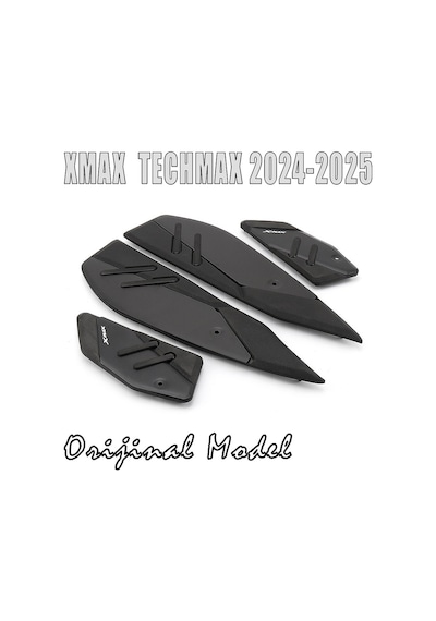 Xmax Techmax 250-300 2024-2025 Paspas Basamak Seti 4 Lü Siyah Renk Siyah