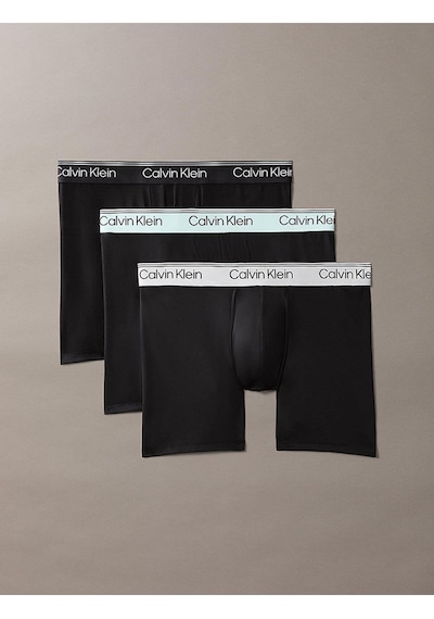 Calvin Klein Erkek 3'lü Brief Boxer Seti-15041 Siyah