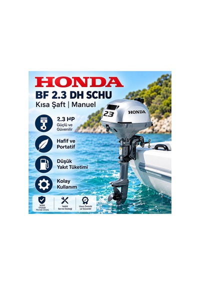Kısa Şaft Manuel 2.3 Hp Deniz Motoru