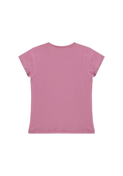 Civil Girls Basic 10-13 Yaş Tişört - Pembe Gül Kurusu