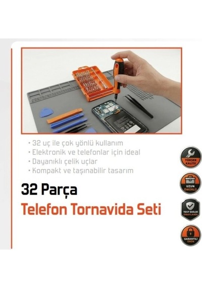 Bay 32 Parça Telefon Tamir Mini Tornavida Seti Najmaddin