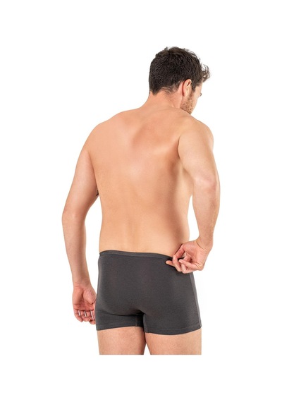 Kompedan Erkek Pamuklu Modal Boxer 11897-Antrasit