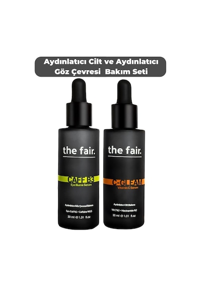 The Fair Ton Eşitleyici Aydınlatıcı Yüz ve Göz Çevresi Bakımı Seti
