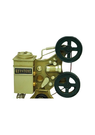 Dekoratif Metal Sinemaskop Biblo Vintage Ev Ofis Hediyelik