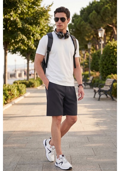 Buratti Erkek Short 5908096 Antrasit