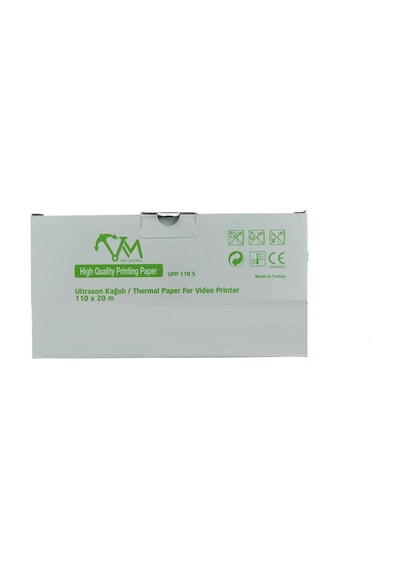 Vira Upp 110 S Ultrason Kağıdı + Termal Paper For Video Printer 110 x 20 M 10 Adet