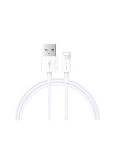 Rs06l Lightning Apple iPhone Uyumlu  Usb Şarj Kablo 2.4a Hızlı Şarj Özellikli 1m Beyaz