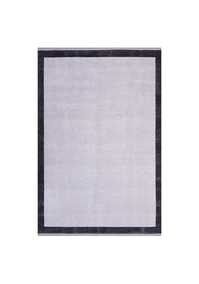 Modern Minimal Kilim Açık Gri Düz Tasarım Kaymaz Taban Yıkanabilir Gri Gri