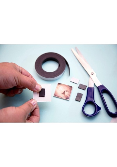2 Metre Yapışkanlı Şerit Mıknatıs Magnet, Genişlik 2Cm (548232197)