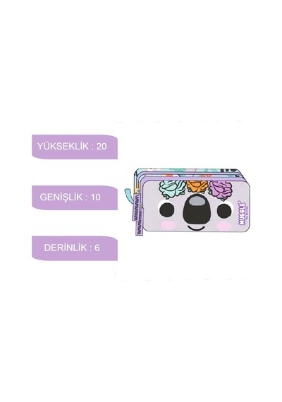 Muggle 2 Bölmeli Koala Kalemlik Mu-9104