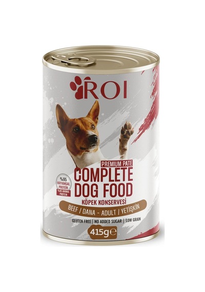 Roi Dana Etli Yüksek Proteinli Yetişkin Köpek Konservesi 415 Gr X 12 Adet