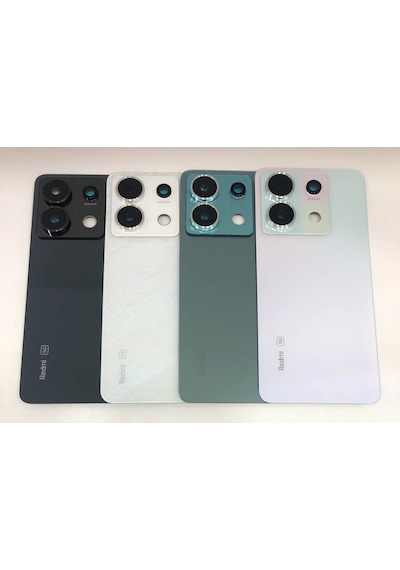 Xiaomi Redmi Note 13 Pro 5g Arka Kapak Pil Kapağı Full Siyah