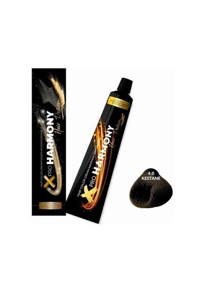 X Pro Harmony 4.00 Kestane Saç Boyası 60 G Tüp