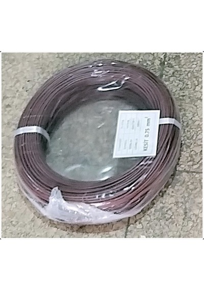 0.75Mm Cca Kahverengi Nyaf Elektrik Kablosu Top 100 Metre