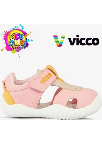 Vicco Puko 950.e26y.189 Kız Çocuk Sandalet Pudra 19-23