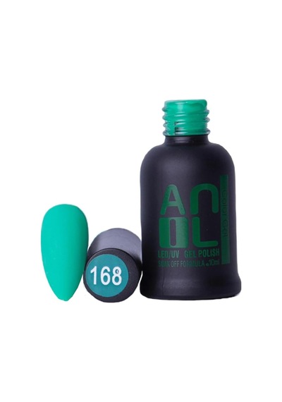 Anil Professional Cosmetics Kalıcı Oje Yeşil Renk 10ml Dayanıklı Kolay Uygulanan Trend Renkler Hızlı Kuruma, Parlaklık Yeşil - 168 0