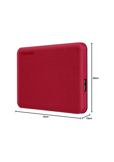 Canvio Advance 2.5 2tb Usb 3.2 Gen-1 Kırmızı Hdtca20er3aa Taşınabilir Harici Sabit Disk