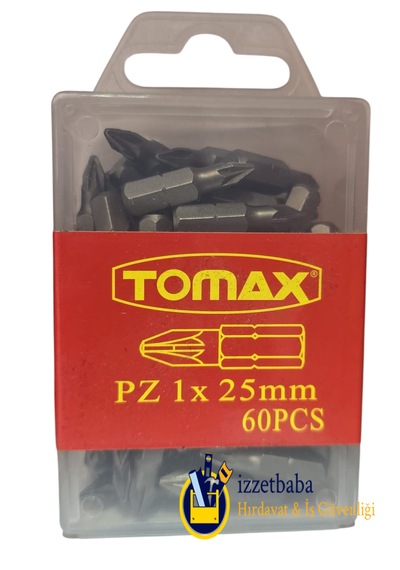 Tomax Pz1 X 25 Mm Bits Uç 20 Adet