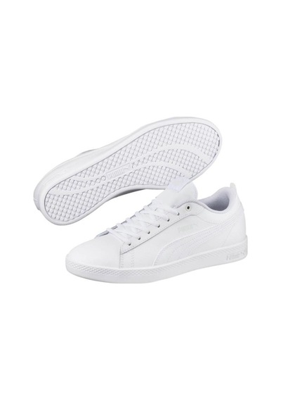 Puma Smash Wns V2 L 365208 04 Unisex  Sneaker Ayakkabı Beyaz 36-40,5 Beyaz